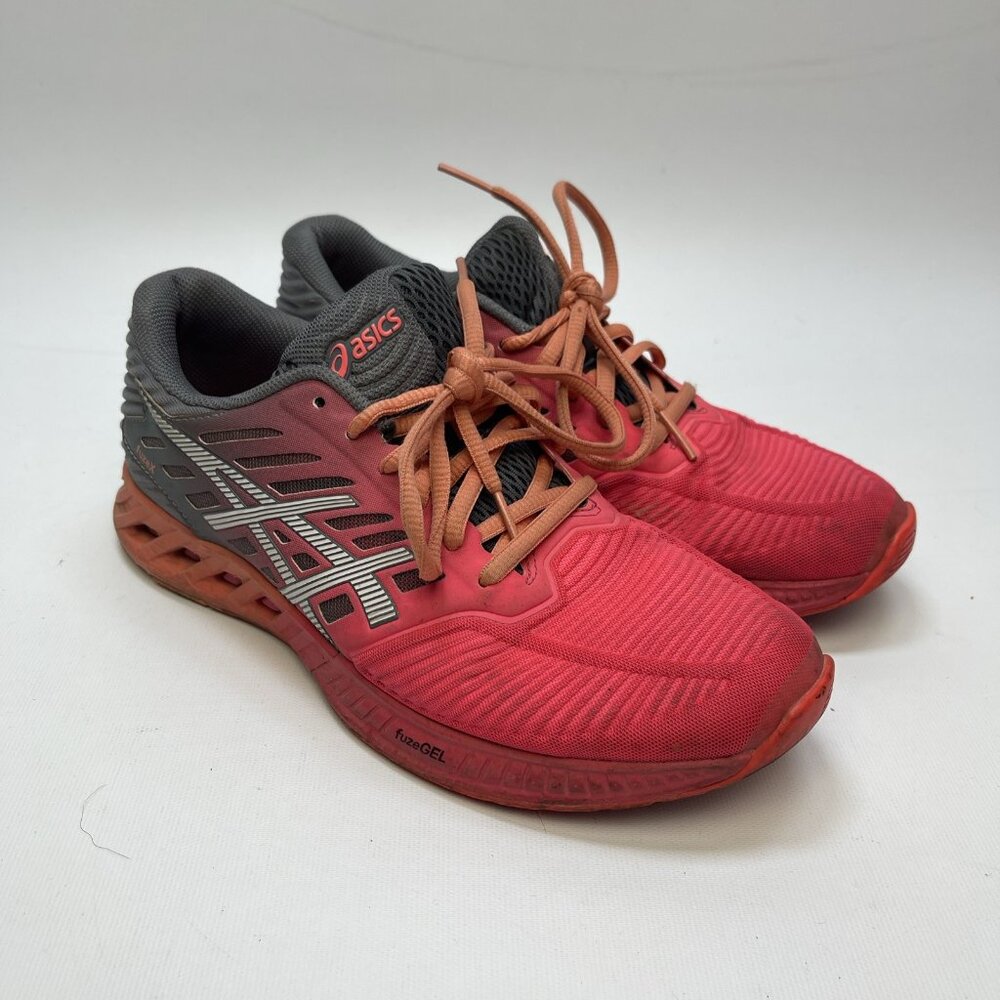 Asics Shoes Womens 7 US Pink FuseX Gel Running Training Gym Sneakers T689N